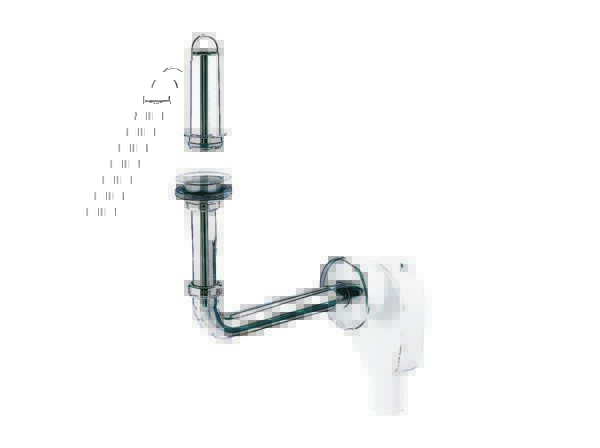 DALLMER Wandeinbau-Siphon 300