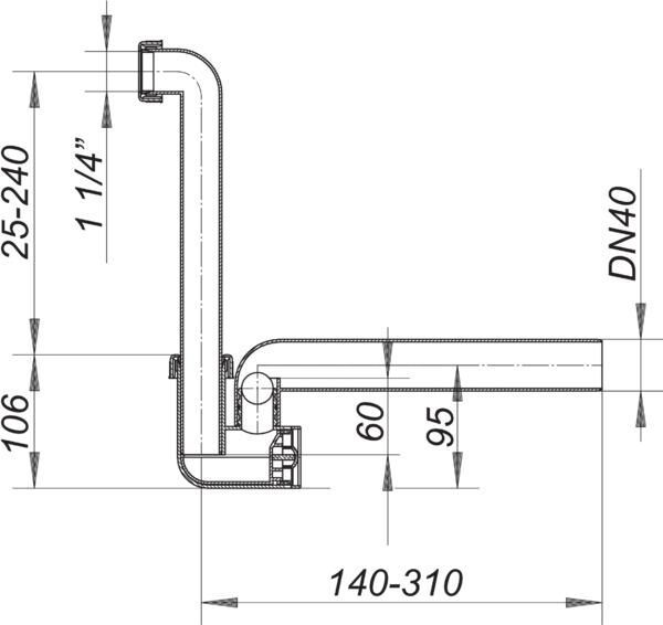 DALLMER Kondensat-Siphon