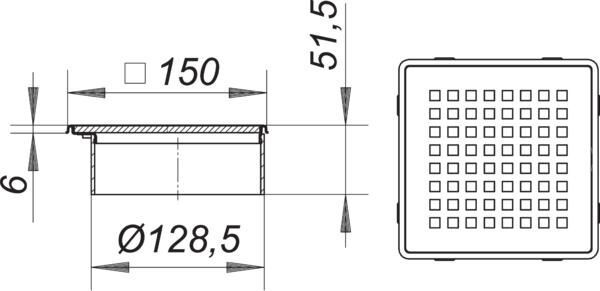DALLMER Serie 15 Aufsatz Quadra