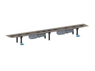 DALLMER Duschrinne CeraLine Plan F Duo 1900 mm, DN 50