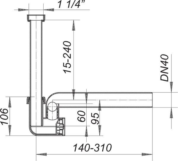 DALLMER Kondensat-Siphon