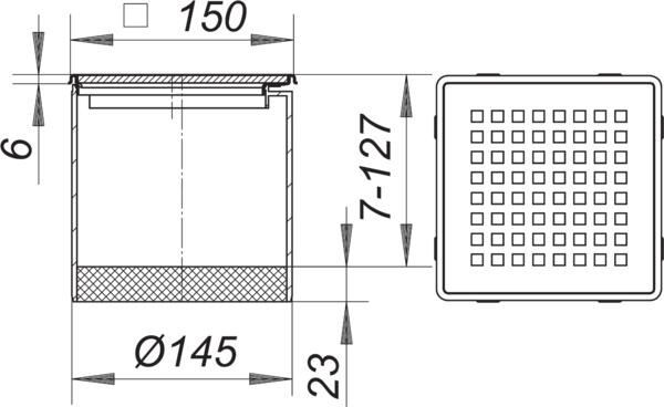 DALLMER Serie 15 Aufsatz Quadra