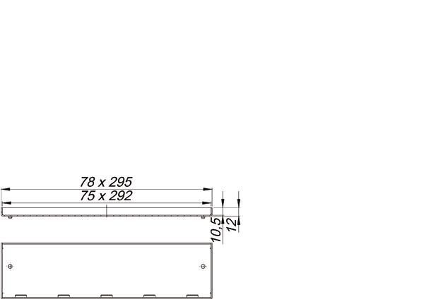 DALLMER Abdeckung CeraWall Individual Connect, schwarz matt