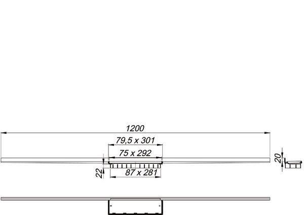 DALLMER CeraWall Connect Duschrinne