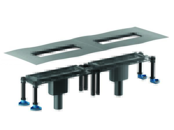 DALLMER DallFlex 2.0 Duo Ablaufgehäuse senkrecht