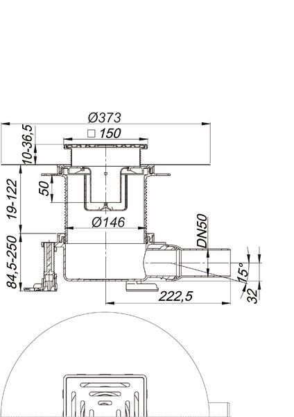 DALLMER DallDrain Select Vario Bodenablauf