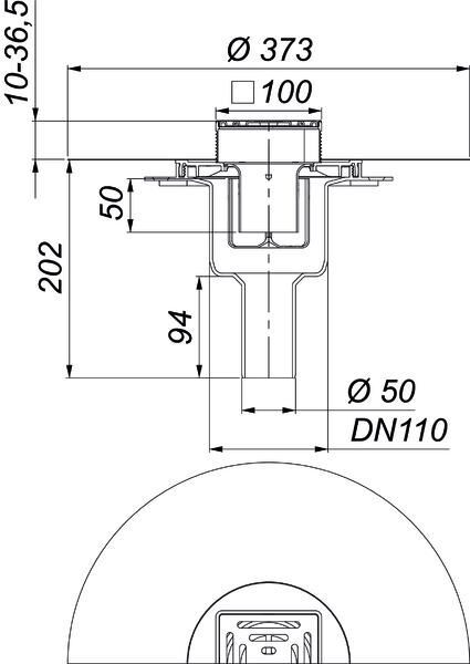DALLMER DallDrain Select Bodenablauf senkrecht