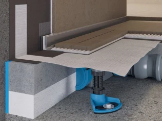 Einbaubeispiel DallFlex mit CeraWall Individual