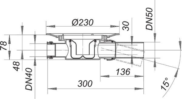DALLMER Serie 10 Ablaufgehäuse 42
