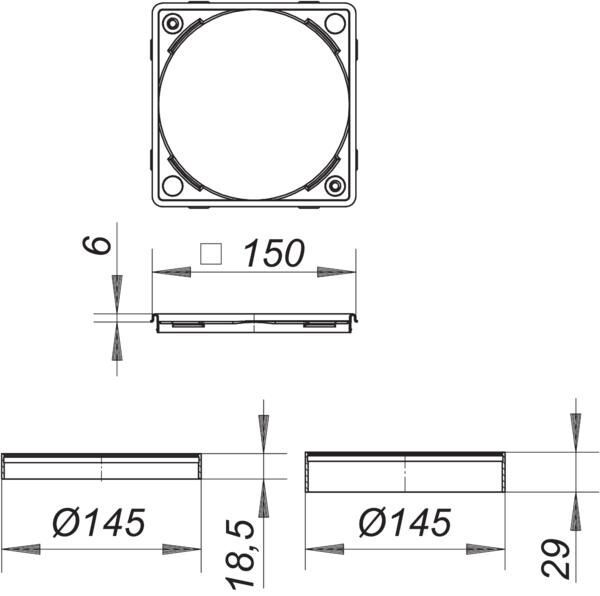 DALLMER Aufsatzrahmen S 15