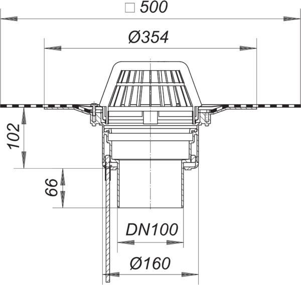 DALLMER DallBit Dachablauf 62 D