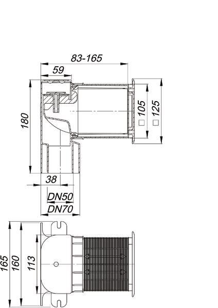 DALLMER Rohrbelüfter DallVent WE, verchromt, DN 50/DN 70