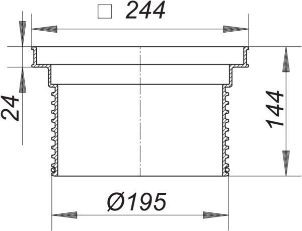 DALLMER Aufsatzrahmen 608