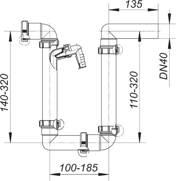 DALLMER Kondensat-Siphon