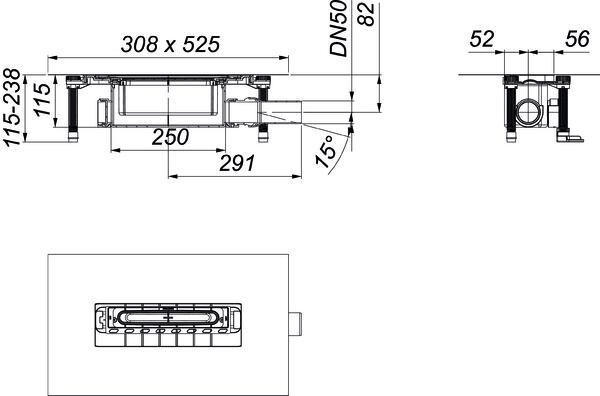 DALLMER DallFlex 2.0 Ablaufgehäuse