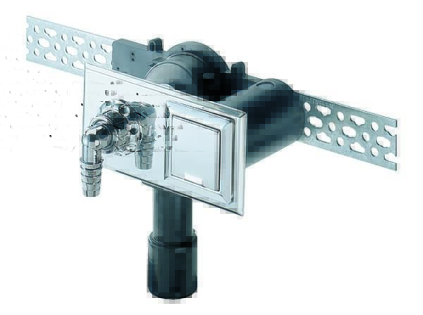 DALLMER Wandeinbau-Waschgeräte-Siphon HL 400