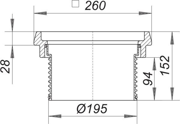 DALLMER Aufsatzrahmen 608