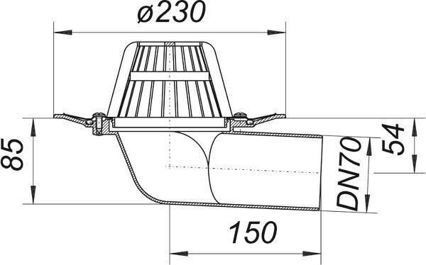 DALLMER Dachablauf 83 D