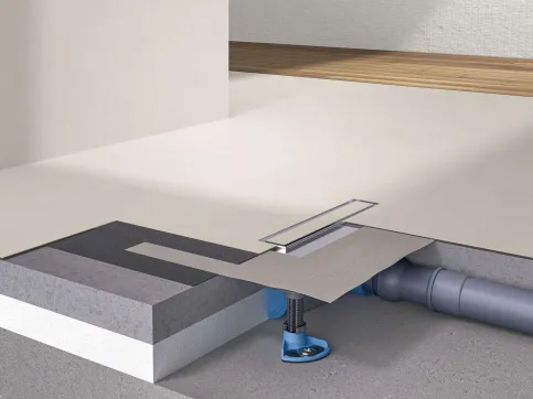 Duschrinnen CeraFrame Liquid waagerecht