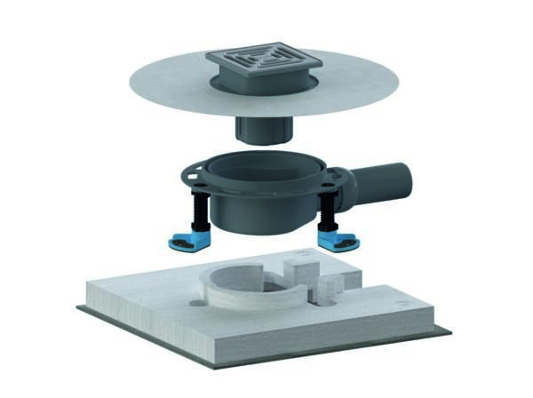 DALLMER Bodenablauf-Set DallDrain Select
