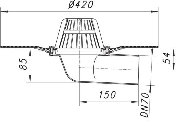 DALLMER Dachablauf 83 D