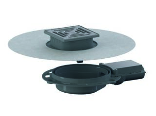 DALLMER Bodenablauf DallDrain Select Plan OM, DN 40, 120 x 120 mm