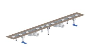 DALLMER Duschrinne CeraLine Nano F Duo 1000 mm, DN 50