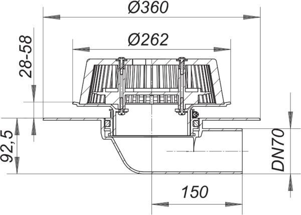 DALLMER Power-Notablauf 86 D