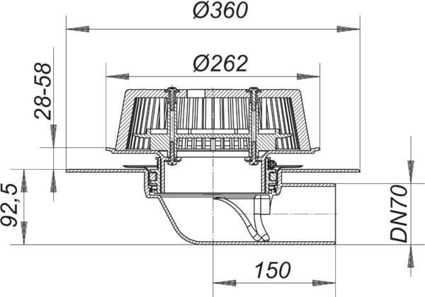 DALLMER Power-Notablauf 86 D