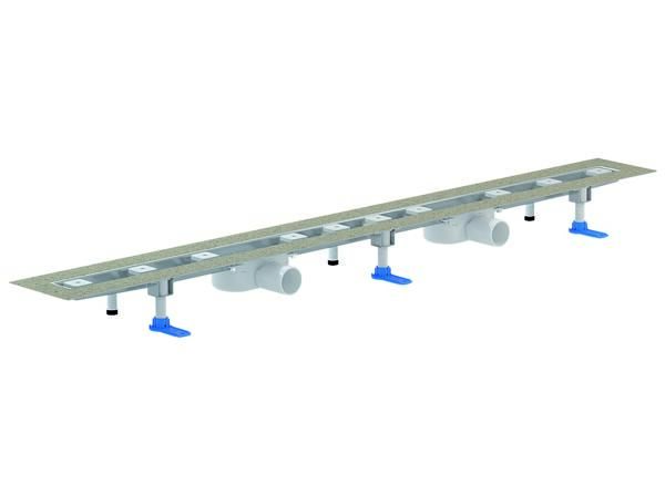 DALLMER Duschrinne CeraLine Nano F Duo 1300 mm, DN 50