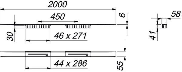 DALLMER CeraFloor Select Duschrinne