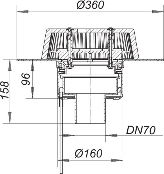DALLMER SuperDrain 62 Dachablauf