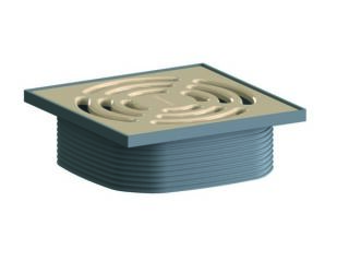 DALLMER Aufsatz DallDrain Pure, beige, 120 x 120 mm