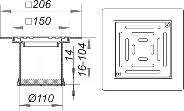 DALLMER Serie 10 Aufsatz PVC..