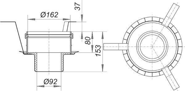 DALLMER Brandschutz-Rohbauelement 1, DN 50/DN 70