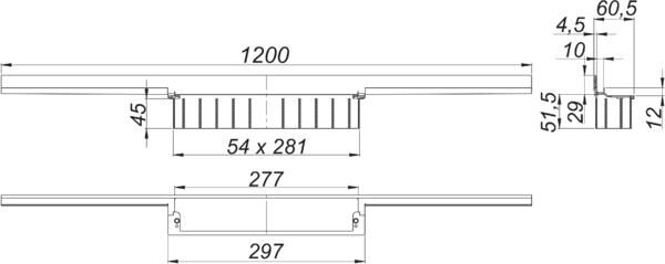 DALLMER CeraWall individual Duschrinne