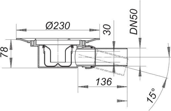 DALLMER Serie 10 Ablaufgehäuse 42