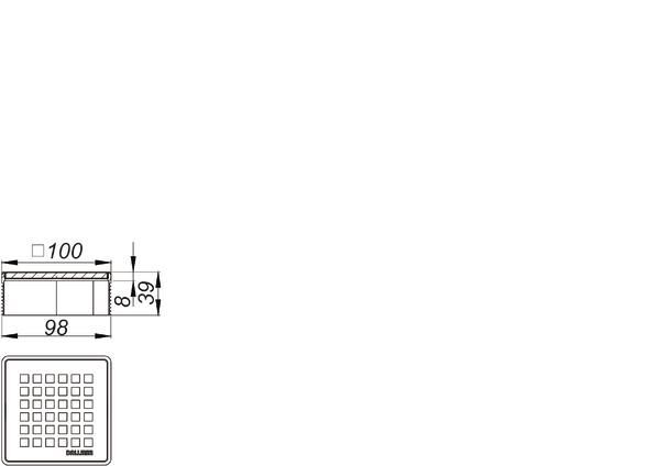 DALLMER DallDrain Select Quadra Aufsatz