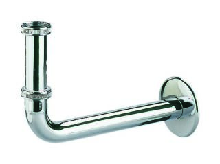 DALLMER Anschluss-Bogen 320, verchromt mit Tauchrohr, 1 1/4