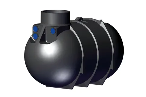 Klassischer, zylindrischer Erdtank: BlueLine II