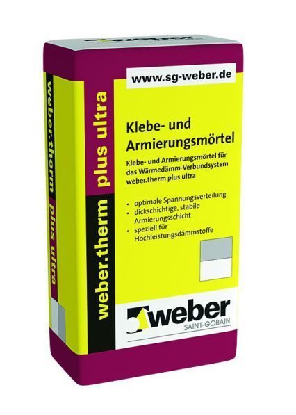 weber.therm plus ultra, Klebe- und Armierungsmörtel