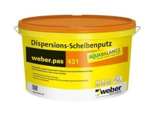 weber.pas 431 AquaBalance, 0,5 mm, Dispersions-Scheibenputz