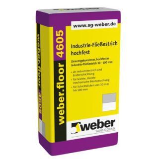 weber.floor 4605, Industrie-Fließestrich 30 - 100 mm