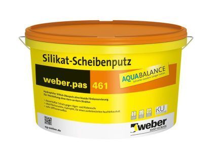 weber.pas 461 AquaBalance, 1,5 mm, Silikat-Reibeputz weber.pas 461 AquaBalance, 1,5 mm, Silikat-Reibeputz