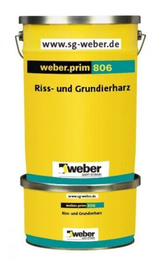 weber.prim 806, Riss- und Grundierharz