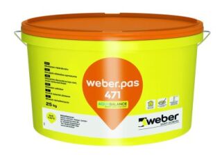 weber.pas 471 AquaBalance, 1,5 mm, Siloxan Scheibenputz