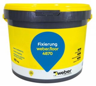 weber.floor 4870, Dispersionsfixierung für selbstliegende Teppichfliesen