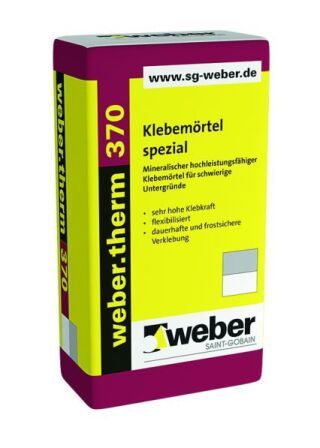 weber.therm 370, Klebemörtel