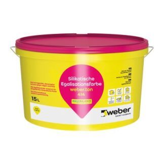 weber.ton 414 AquaBalance, silikatische Egalisationsfarbe