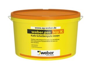 weber.pas kip K, 1,0 mm, Kalk-Scheibenputz